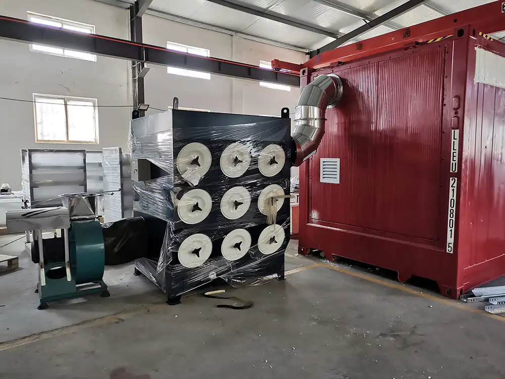 Dust Removal System for Containerized Labs